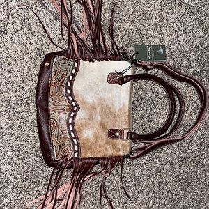 Myra brown freckles handbag